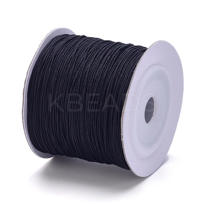 Nylon Braided Cord for Woven Jewelry Making Macrame Craft NWIR-D055-0.6mm-01-1