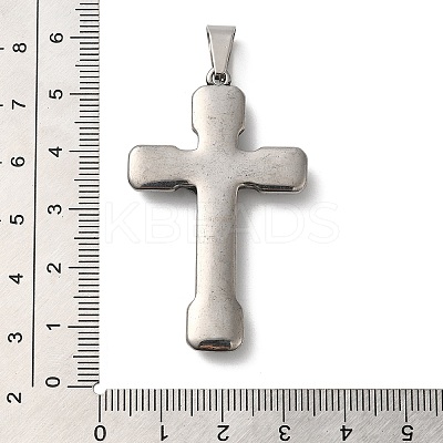 304 Stainless Steel Pendants STAS-Z045-02E-AS-1