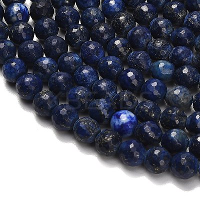 Natural Lapis Lazuli Beads Strands LS-G-F820-Z01-8mm-1