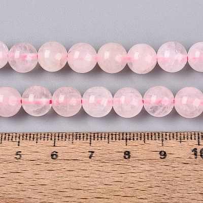 Natural Rose Quartz Beads Strands G-Q601-13A-08-1