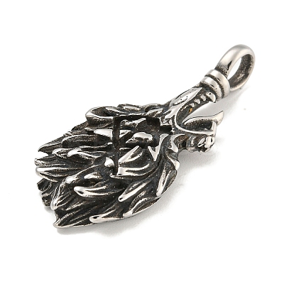 316 Surgical Stainless Steel Pendants STAS-E212-135AS-1