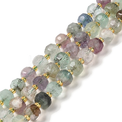 Natural Fluorite Beads Strands G-P508-A07-01-1