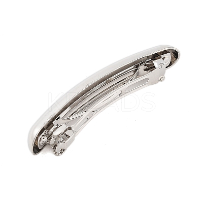 Alloy Hair Barrettes OHAR-H010-01B-P-1
