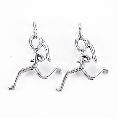 Tibetan Style Alloy Pendants X-PALLOY-S120-255-RS-1