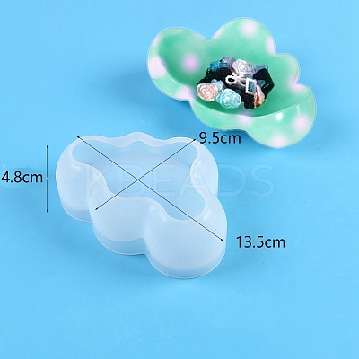 DIY Silicone Cloud Shape Tealight Candle Holder Molds PW-WG49498-02-1