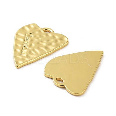 304 Stainless Steel Pendants STAS-F304-06G-01-1