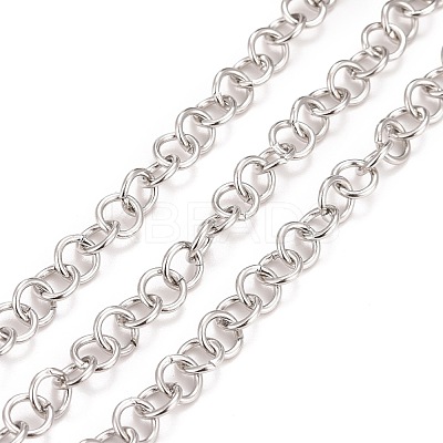 Tarnish Resistant 304 Stainless Steel Rolo Chains CHS-F011-08C-P-1