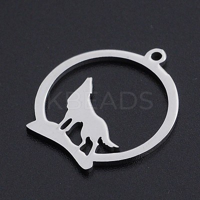 201 Stainless Steel Pendants STAS-SZ0001-12-1