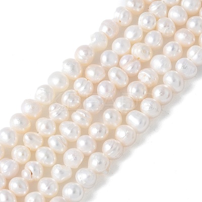 Natural Cultured Freshwater Pearl Beads Strands PEAR-I007-07N-05A-1