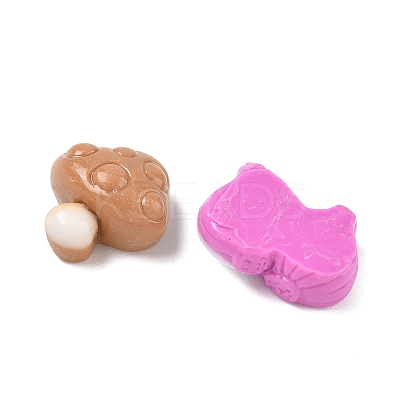 Opaque Resin Imitation Vegetable Cabochons RE-CBAE4BE-01-1