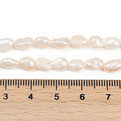 Natural Cultured Freshwater Pearl Beads Strands PEAR-P064-20H-02C-1