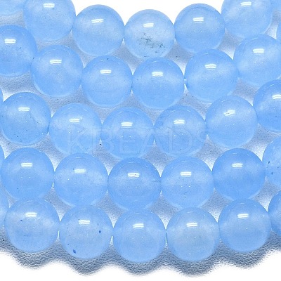 Natural Malaysia Jade Beads Strands G-L645-C01-6mm-21-1