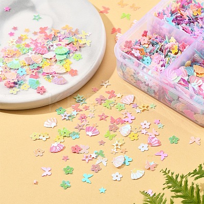 40G 4 Styles Plastic Cabochons RESI-FS0002-13-1