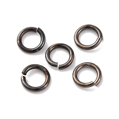 Brass Saw Cut Open Jump Rings KK-G514-01J-B-1