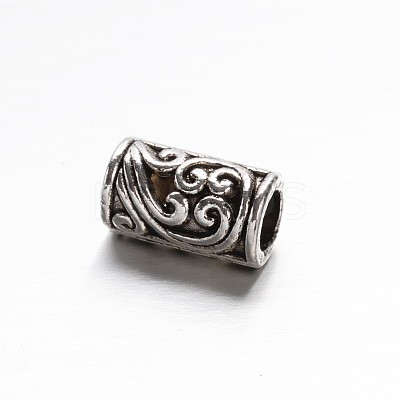 Tibetan Style Zinc Alloy Column Beads X-PALLOY-ZN63835-AS-1