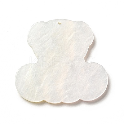Printed Opaque Acrylic Pendants SACR-G031-01E-1