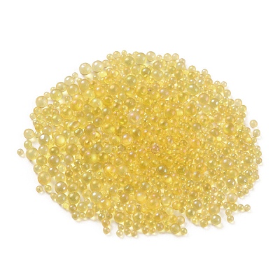 Glass Beads GLAA-WH0030-12J-1