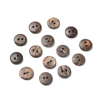 2-Hole Natural Coconut Buttons COCB-G002-03A-1
