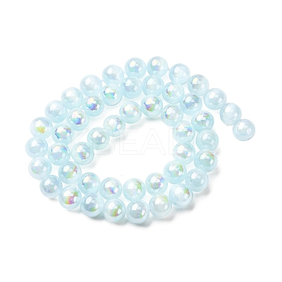 Plating Natural Selenite Beads Strands G-G120-A01-02-03-1