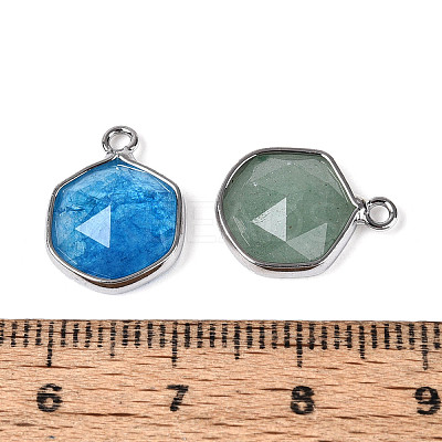 Natural & Synthetic Mixed Stone Pendants G-T144-72M-1
