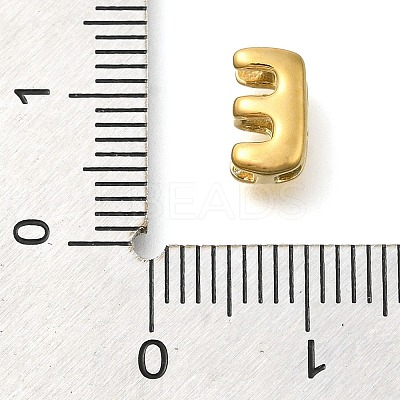 Ion Plating(IP) 304 Stainless Steel Slide Charms STAS-B075-37G-E-1