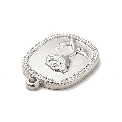 Non-Tarnish 304 Stainless Steel Pendants STAS-E176-09P-1