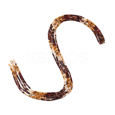 Natural Mookaite Beads Strands G-L634-D03-2.5x2.5mm-1
