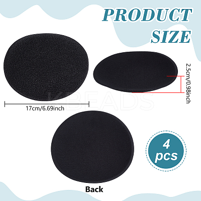 EVA Cloth Round Fascinator Hat Base for Millinery Magic FIND-WH0152-947E-1