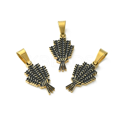 Ion Plating(IP) 304 Stainless Steel Manual Polishing Pendants STAS-C075-25G-1