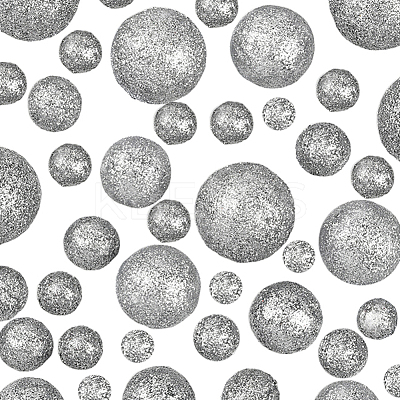 160Pcs 10 Styles Glitter Craft Foam Balls DIY-SP0005-58A-1