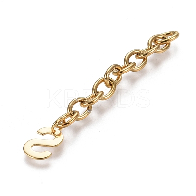 304 Stainless Steel Chain Extender X-STAS-K206-09G-S-1