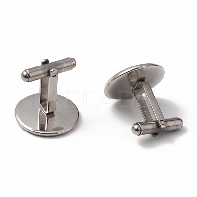 Tarnish Resistant 304 Stainless Steel Cuff Buttons STAS-Z015-33G-1