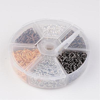 1 Box Brass Open Jump Rings KK-JP0007-6mm-1