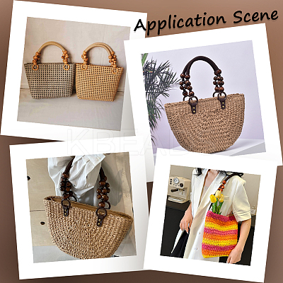 Wood Beads Bag Handles FIND-BBC0001-75A-1