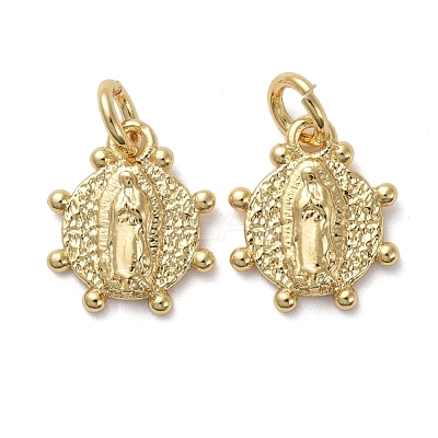 Religion Brass Charms KK-I658-16G-1