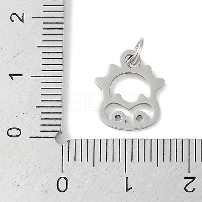 Non-Tarnish 304 Stainless Steel Pendants STAS-L279-001P-02-1