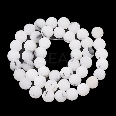 Natural Rutilated Quartz Beads Strands X-G-T106-326-1