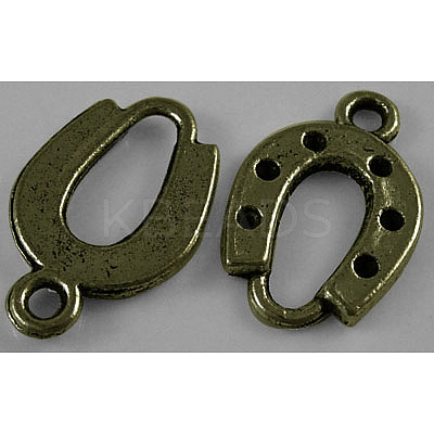 Tibetan Style Alloy Horseshoe Pendants LS-MLF1169Y-1
