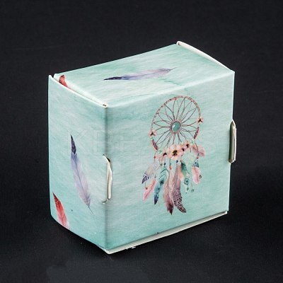 Rectangle Foldable Creative Kraft Paper Gift Box CON-B002-07A-02-1