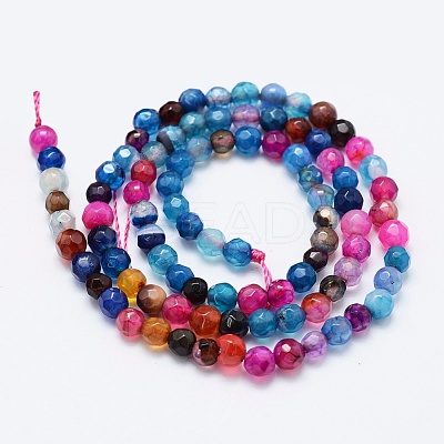 Natural Agate Beads Strands X-G-E469-12G-1