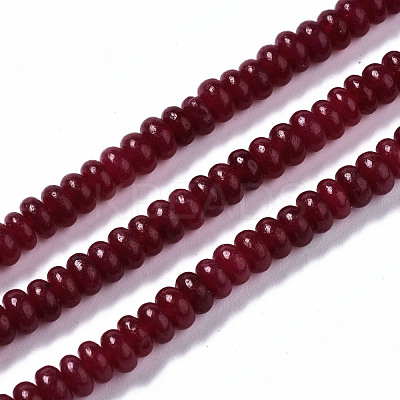 Natural White Jade Beads Strands G-S366-117-1