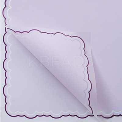 Jelly Film Style Plastic Flower Wrapping Paper HUDU-PW0001-182I-1