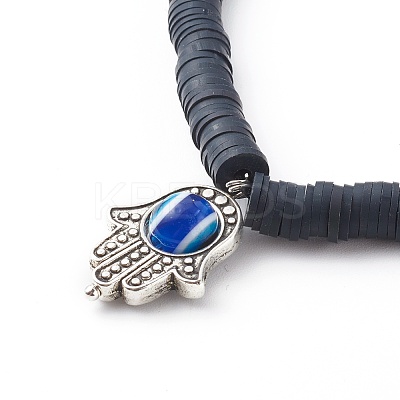Polymer Clay Heishi Beaded Mobile Straps HJEW-JM00465-1