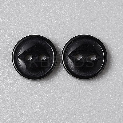 2-Hole Resin Buttons LS-FIND-WH0170-88B-01-1