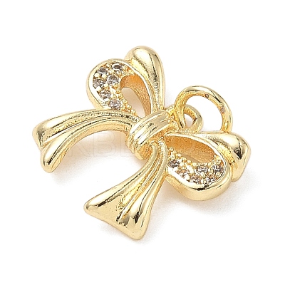 Brass Micro Pave Cubic Zirconia Pendants ZIRC-I356-05G-03-1