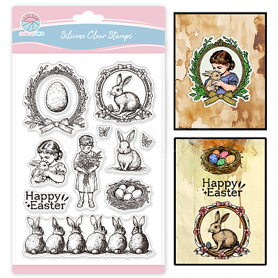 Custom PVC Plastic Clear Stamps DIY-WH0448-0801-1