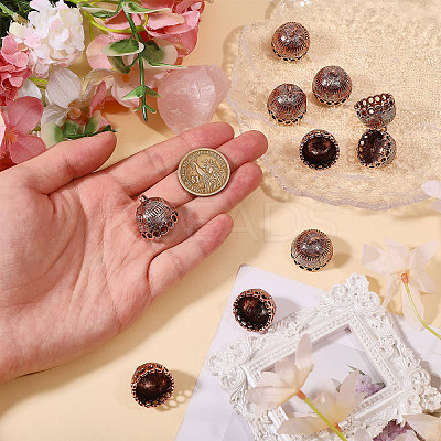 10Pcs Tibetan Style Alloy Pendant Bails FIND-CA0011-43R-1