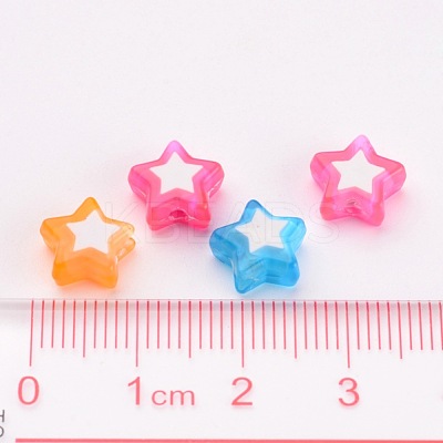 Transparent Acrylic Beads Y-TACR-S116-M-1