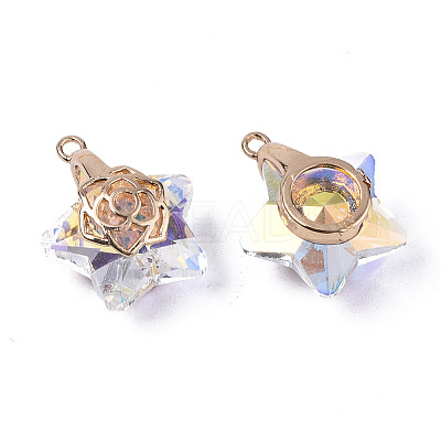 Electroplate Glass Pendants LS-X-EGLA-N005-003A-1