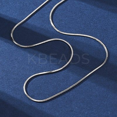 Brass Snake Chains Necklaces for Women NJEW-D302-14P-1